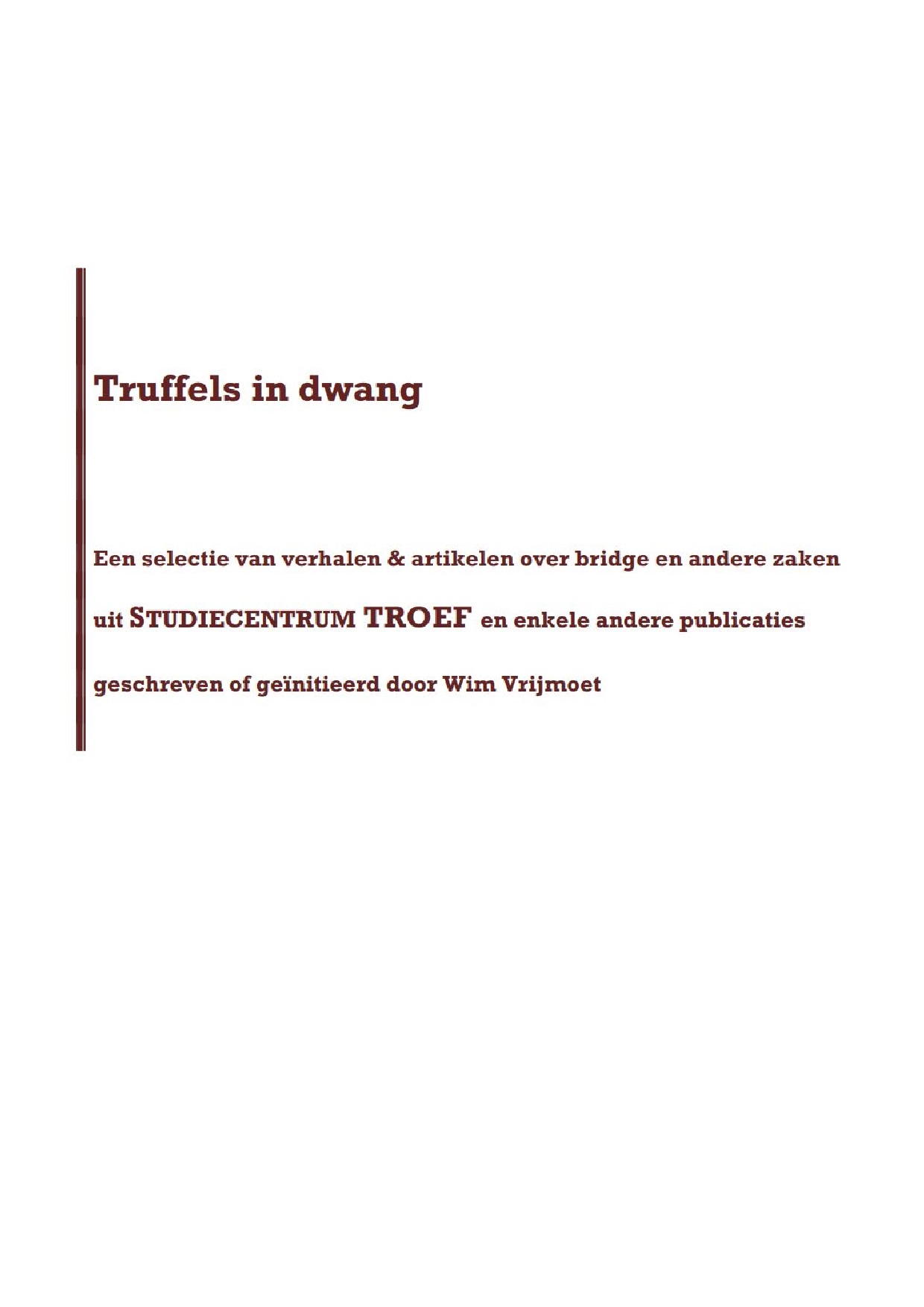 Truffels in dwang - bladzijde 1
